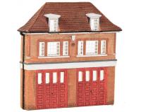 Graham Farish 42-240 Fire Station (Low Relief) N Gauge Scenecraft Pre-Painted Building ###